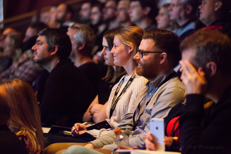 UX Brighton audience smiling